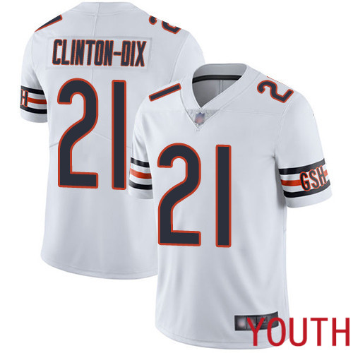 Chicago Bears Limited White Youth Ha Ha Clinton-Dix Road Jersey NFL Football #21 Vapor Untouchable